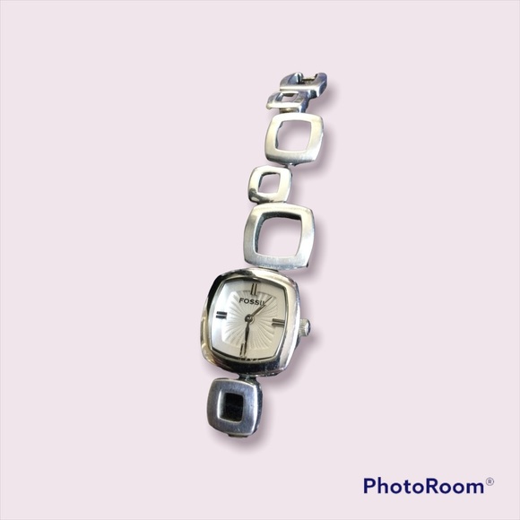 Fossil staggered open square watch band - Picture 2 of 2